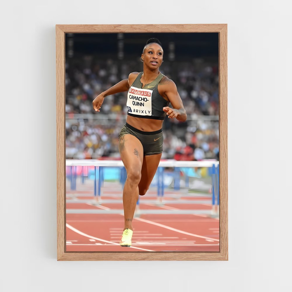 Poster Jasmine Camacho-quinn – affiche Athlétisme (vue 4)